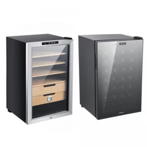 G3FERRARI Offer 4 – 400 Cigars Humidor & 28 Bottles Wine Cooler