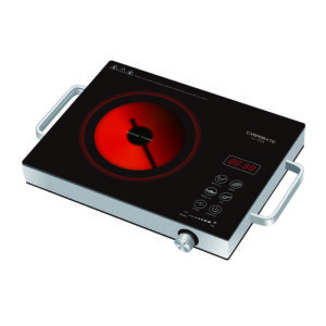CAMPOMATIC Cooker Stainless Steel Black Glass