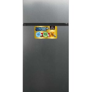 CAMPOMATIC Top Mount No Frost Fridge Stainless Steel