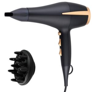 CAMPOMATIC Hair Dryer Black/Gold