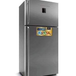 CAMPOMATIC Top Mount No Frost Fridge Stainless Steel