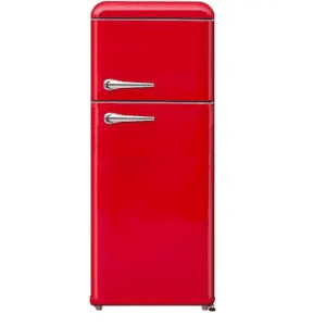 CAMPOMATIC Top Mount Defrost Fridge Red