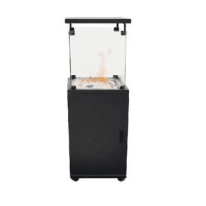 General Gas Heater Square fire pit with glass panel