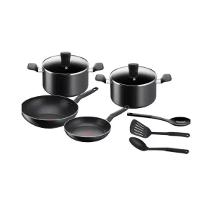 TEFAL aluminum super cook non-stick 9pcs set